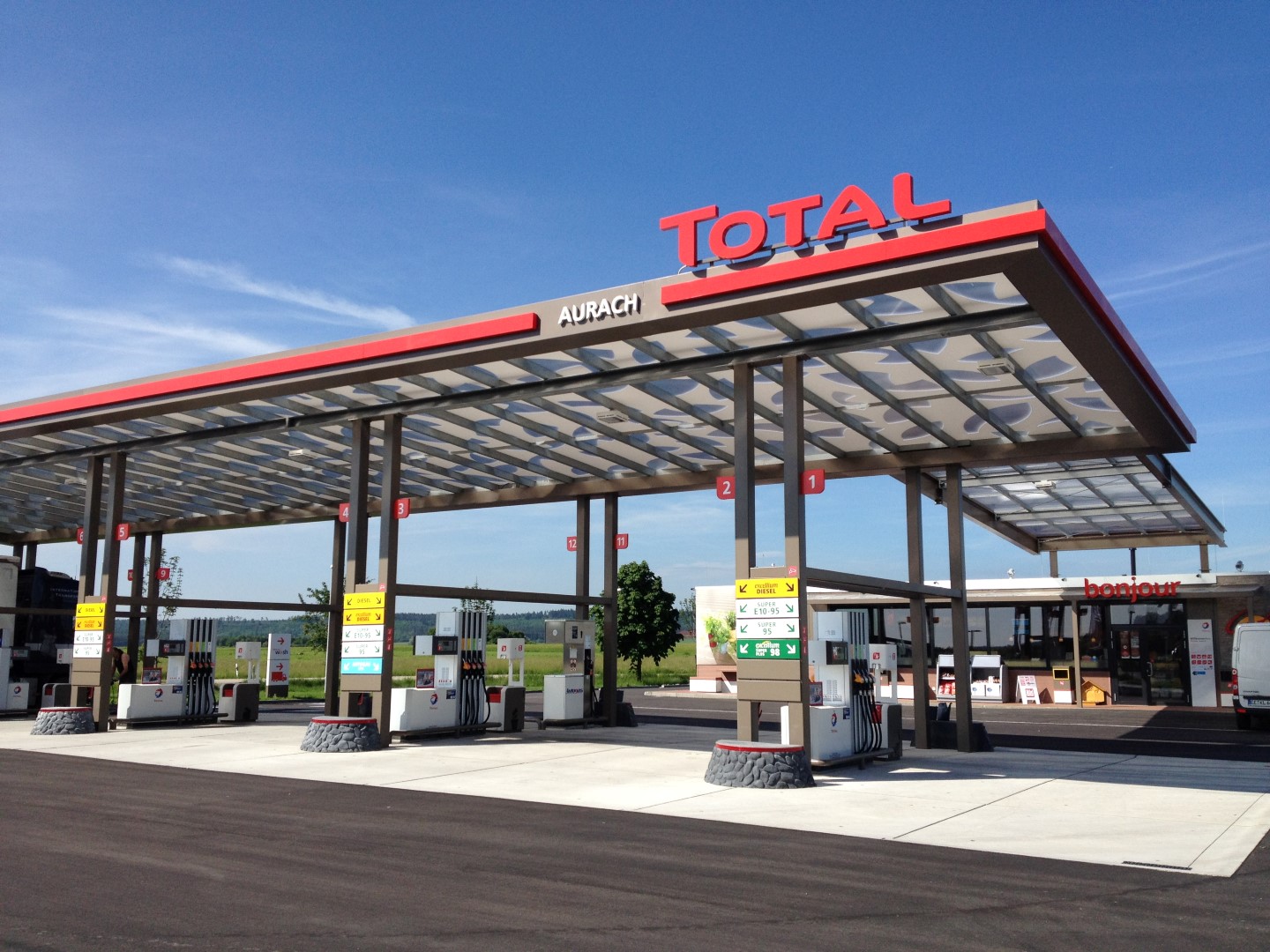 Tankstelle an der Autobahn A6 DRIA GmbH